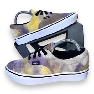Vans Era ComfyCush "Blotched" Purple/Yellow Tie‎ Dye Women's 6